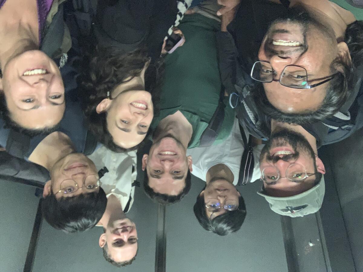 How many political theorists you can fit in an elevator